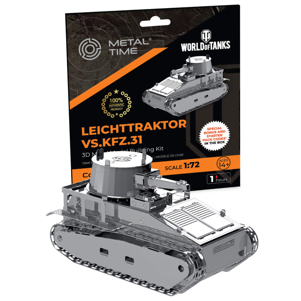 Конструктор Metal Time колекційна модель Leichttraktor Vs.Kfz.31 (MT063) - зображення 1