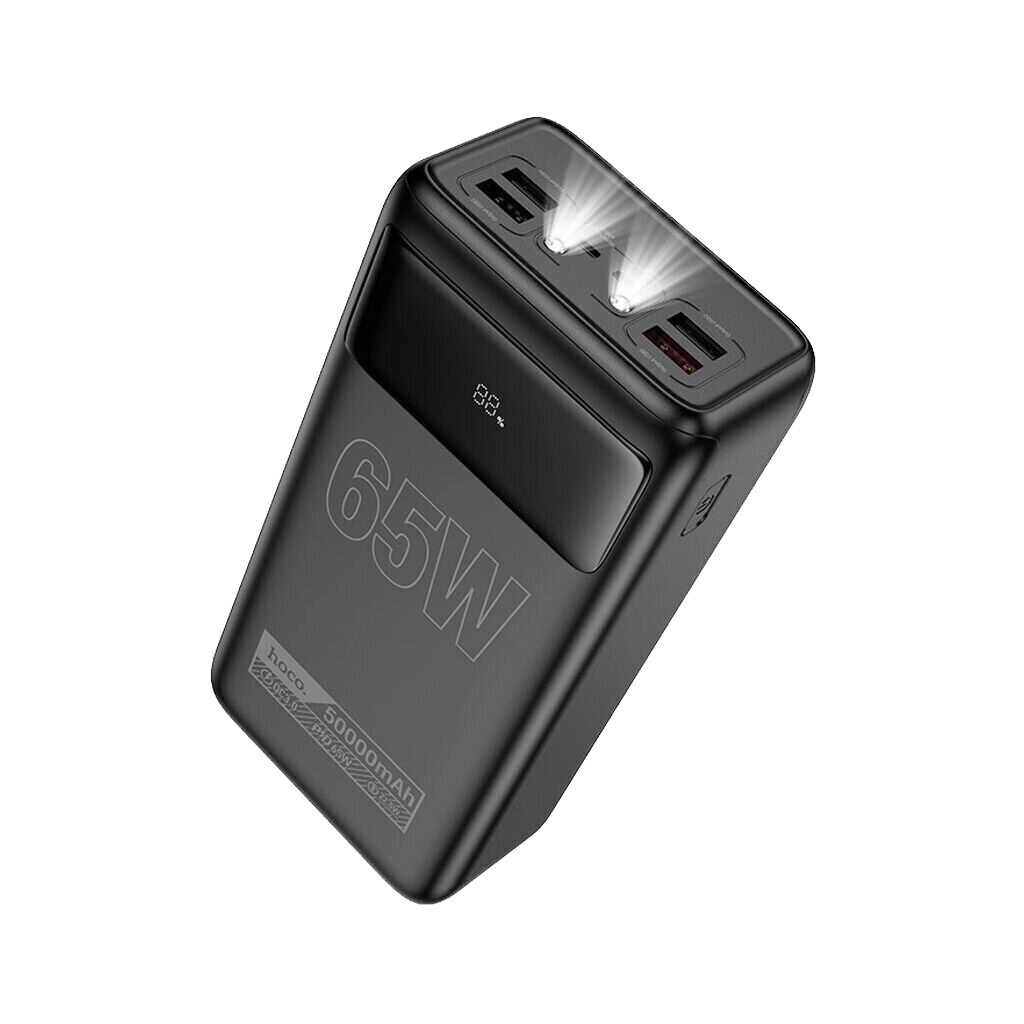 Батарея універсальна HOCO 50000mAh Apollo PD/65W QC/3.0 Black (DB81A / 714725) - picture 3