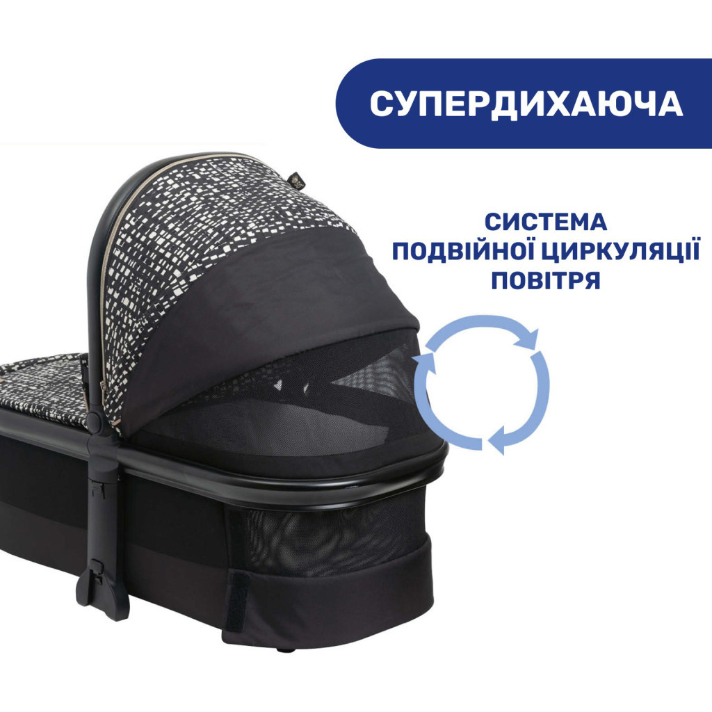 Коляска Chicco 2 в 1 Mysa Glam Dew Re-Lux (87026.71.01) - зображення 4