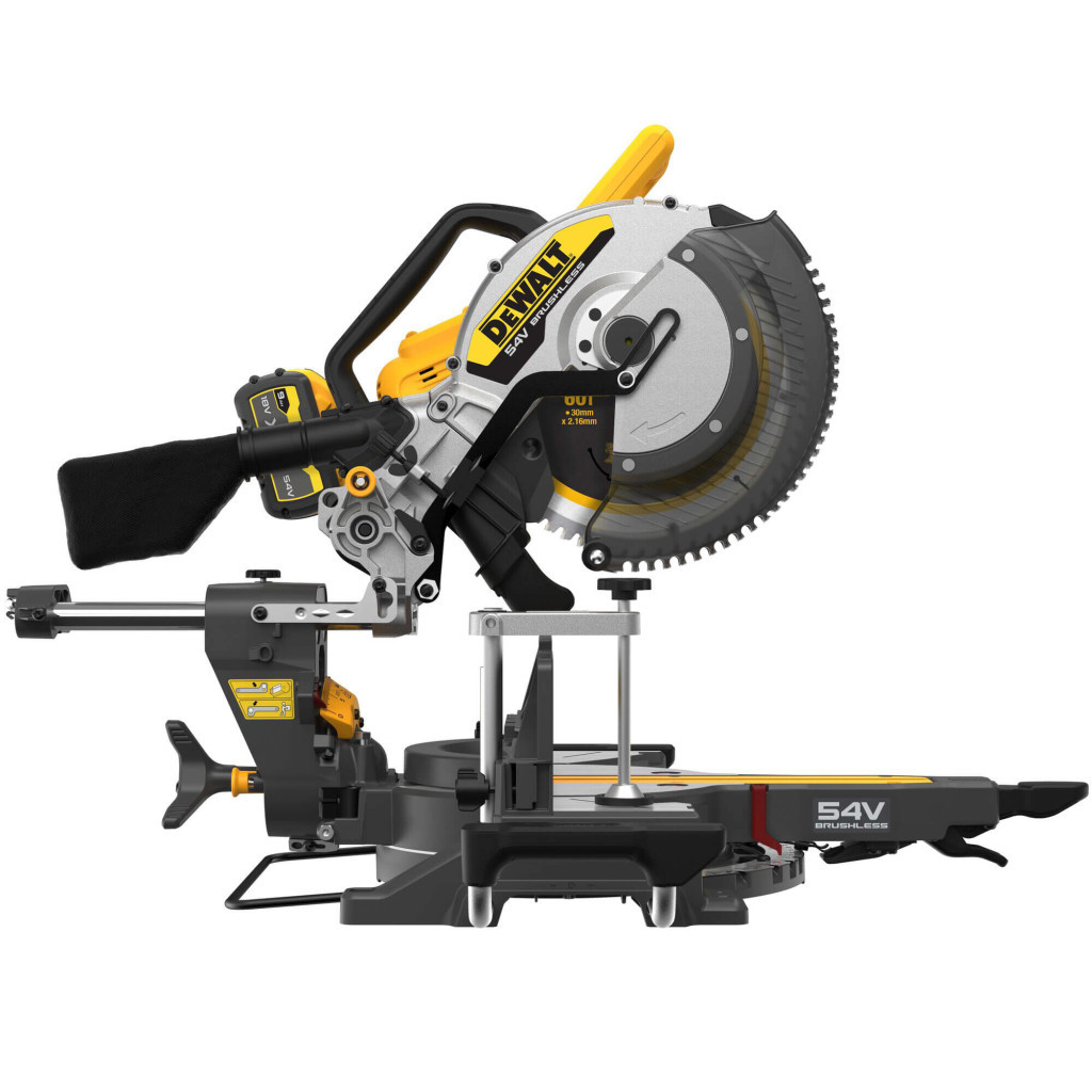 Торцювальна пила DeWALT 54В XR Li-lon 2x3Ah, 305x30 мм, 3800 об/хв, XPS, 23.2 кг (DCS781X2) - изображение 1
