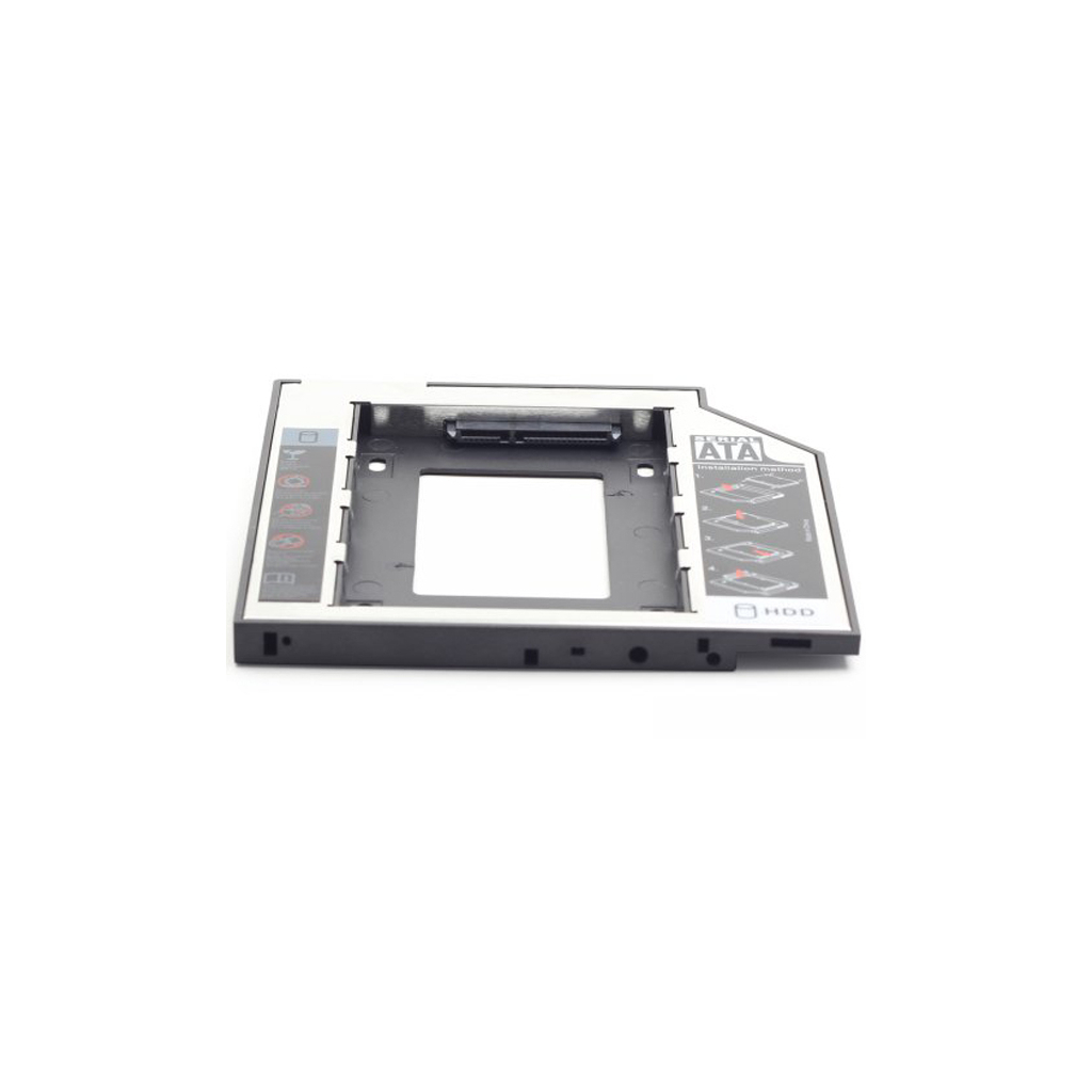 Фрейм-перехідник Gembird 2.5" HDD/SSD to laptop slim 5.25'' bay (MF-95-01) - зображення 3