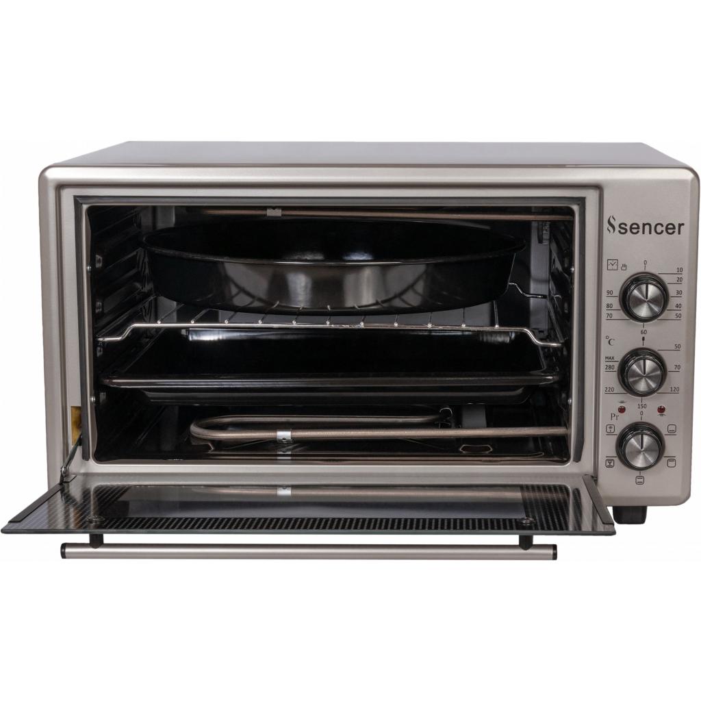 Електропіч Sencer MF 46E24 Grey - зображення 4