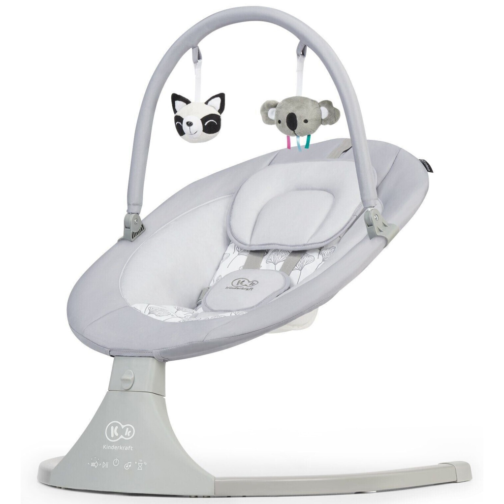 Крісло-гойдалка Kinderkraft Luli Gray (5902533915668) - зображення 2