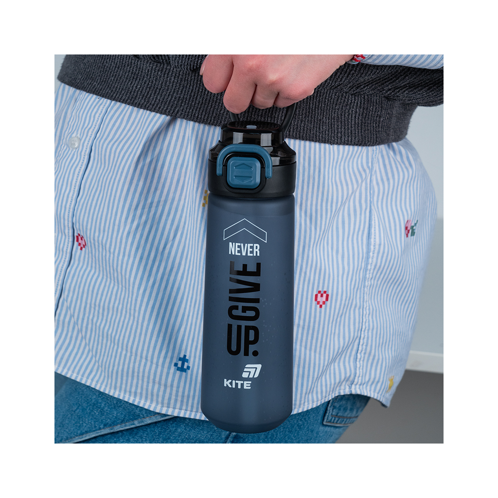 Пляшка для води Kite 760 мл, сіра (K25-1214-1) - зображення 5