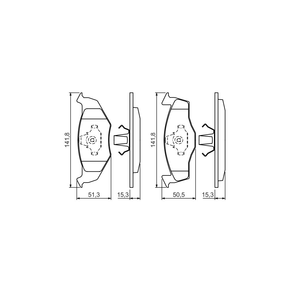 Гальмівні колодки Bosch 0 986 424 449 - зображення 5