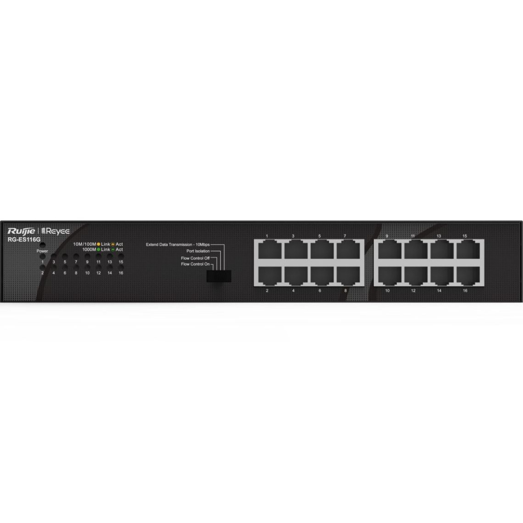 Комутатор мережевий Ruijie Networks RG-ES116G - зображення 1
