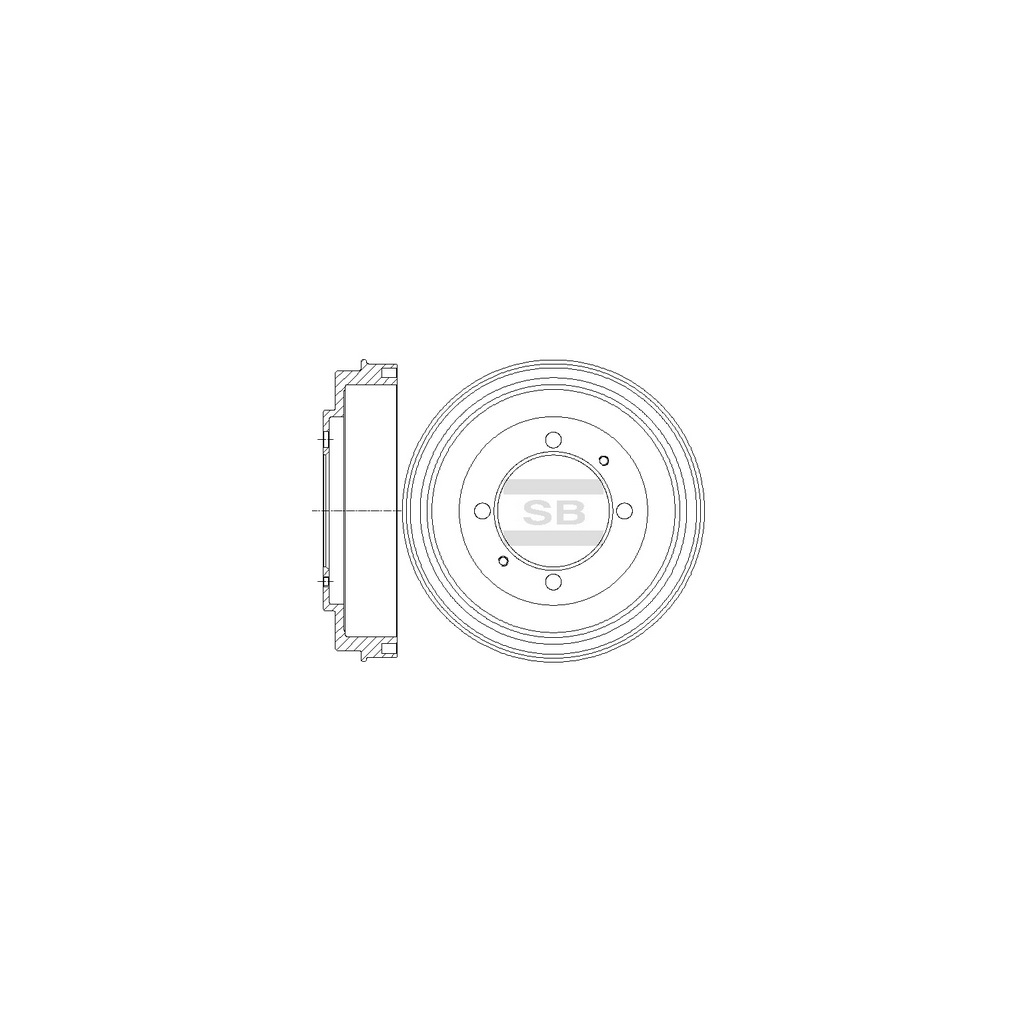 Гальмівний диск HI-Q SD4318 - зображення 1