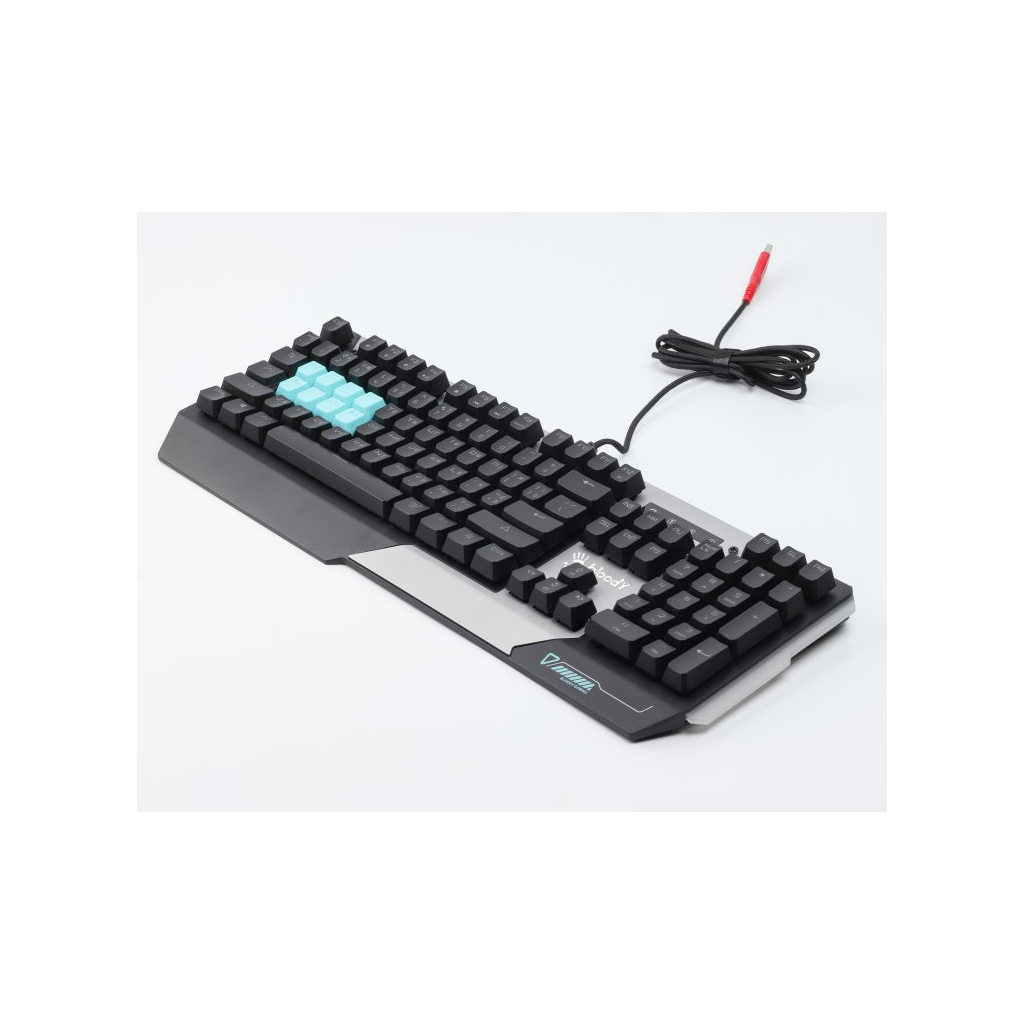 Клавіатура A4Tech Bloody B865 LK Red Gun Grey - зображення 6