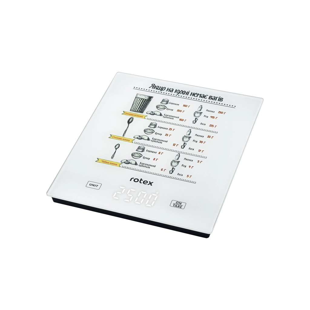 Ваги кухонні Rotex RSK15-W - изображение 2