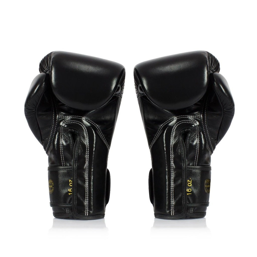 Боксерські рукавички Fairtex BGVG1 Black 16 унцій (бинти в комплекті) (BGVG1_16oz_Black) - зображення 3