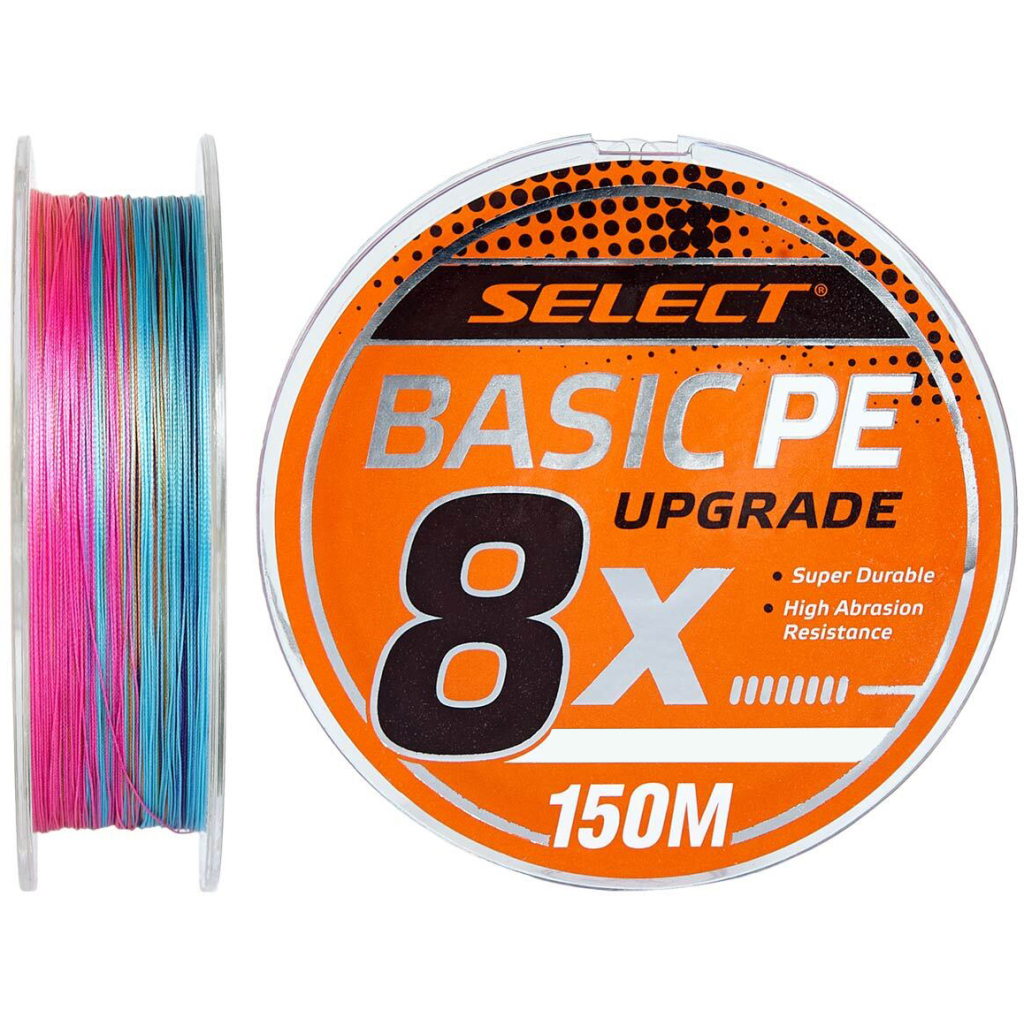 Шнур Select Basic PE 8x 150m Multi Color 0.6/0.10mm 12lb/5.5kg (1870.31.42) - зображення 1