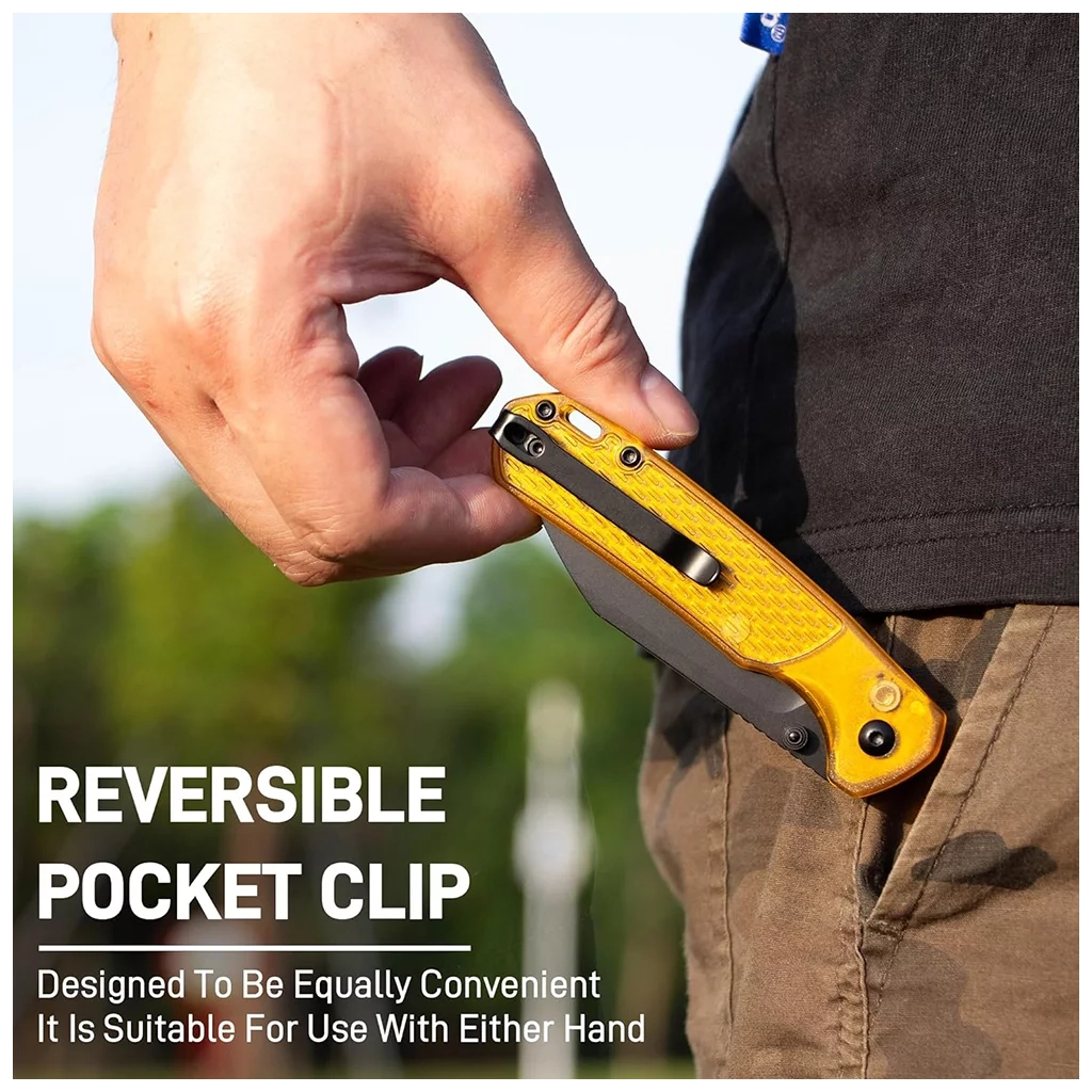 Ніж CJRB Pyrite Light BB Yellow (J1945-AMB) - зображення 7