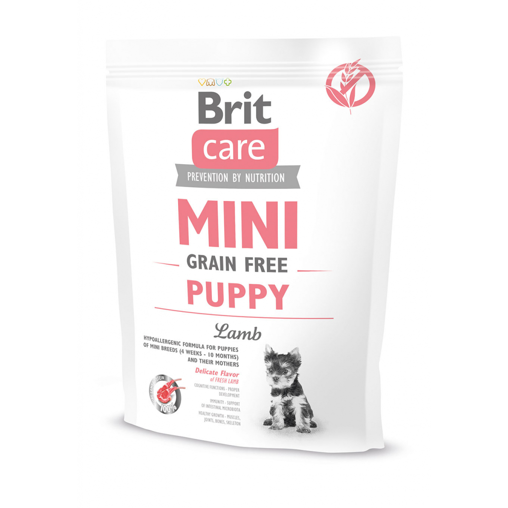 Сухий корм для собак Brit Care GF Mini Puppy Lamb 400 г (8595602520145) - зображення 1