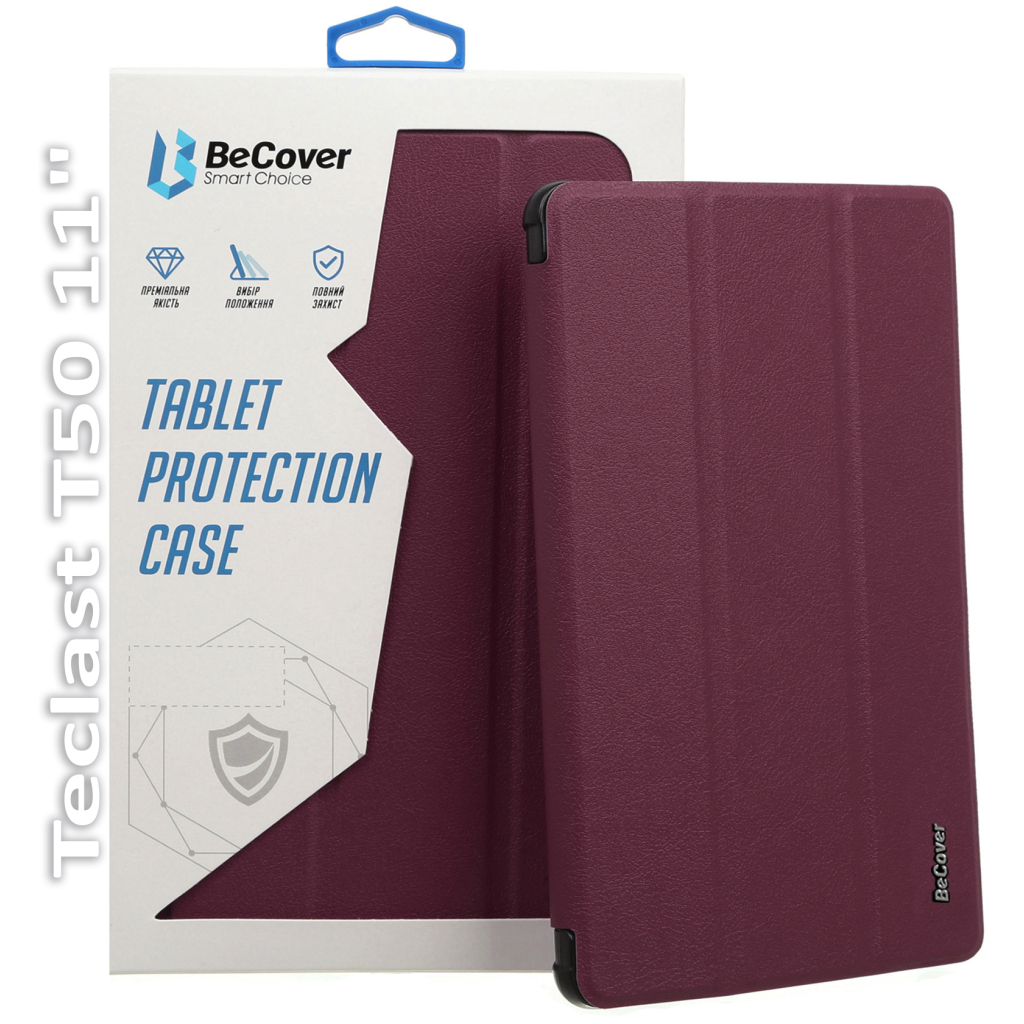 Чохол до планшета BeCover Smart Case Teclast T50 2022 11" Red Wine (709901) - зображення 1