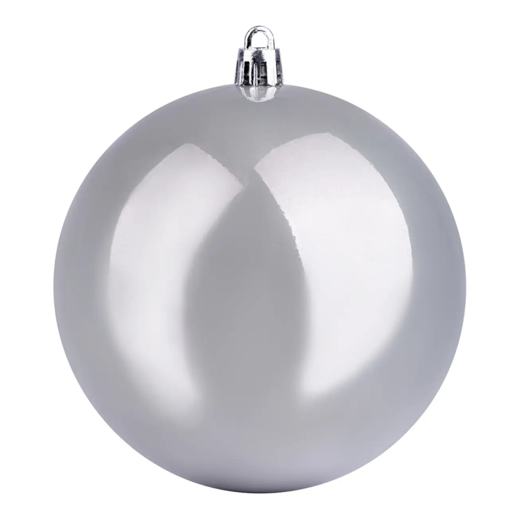 Ялинкова іграшка YES! Fun 10 см, срібна, перламутрова (973503) - зображення 1