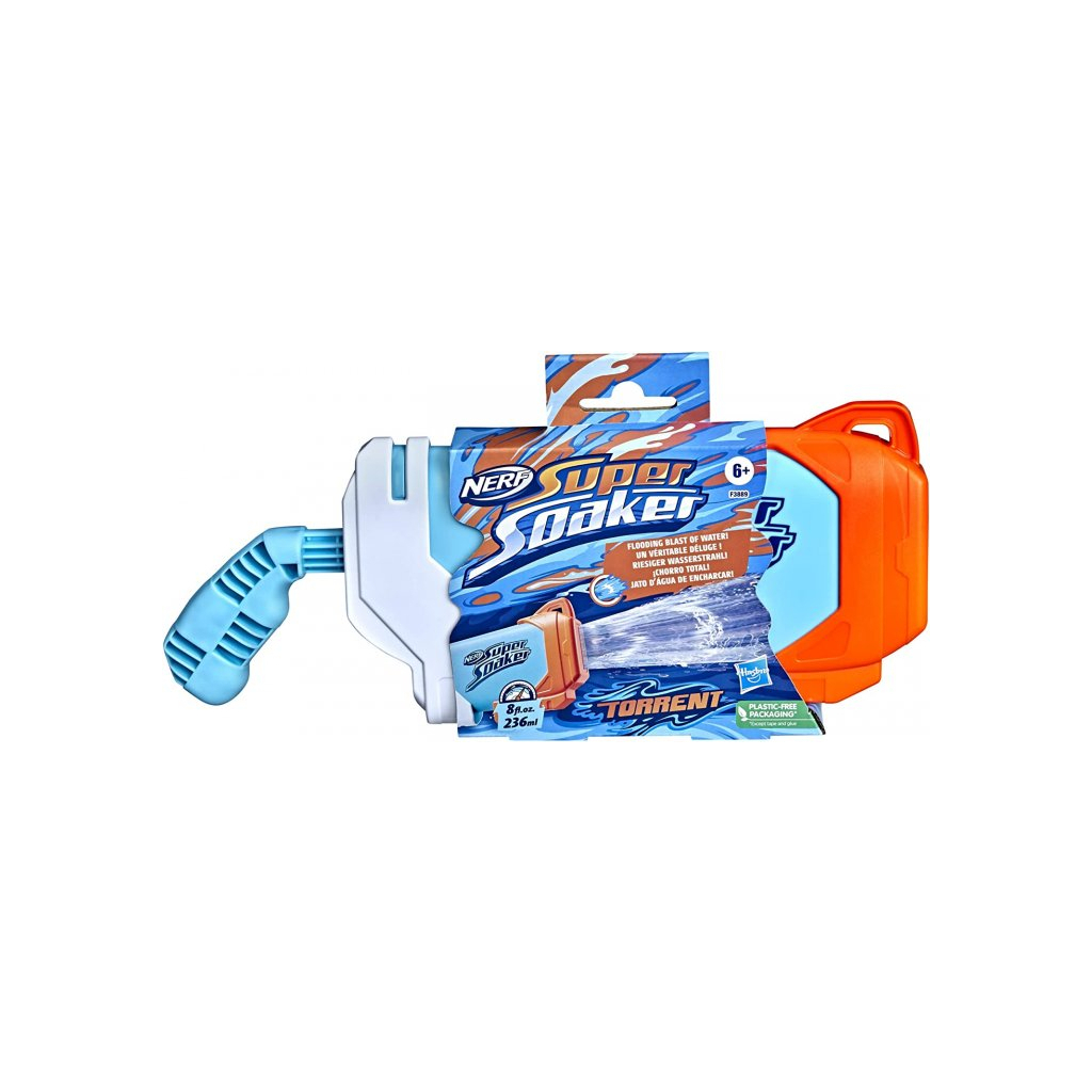 Іграшкова зброя Hasbro Nerf Водний бластер Торрент (F3889) - зображення 4