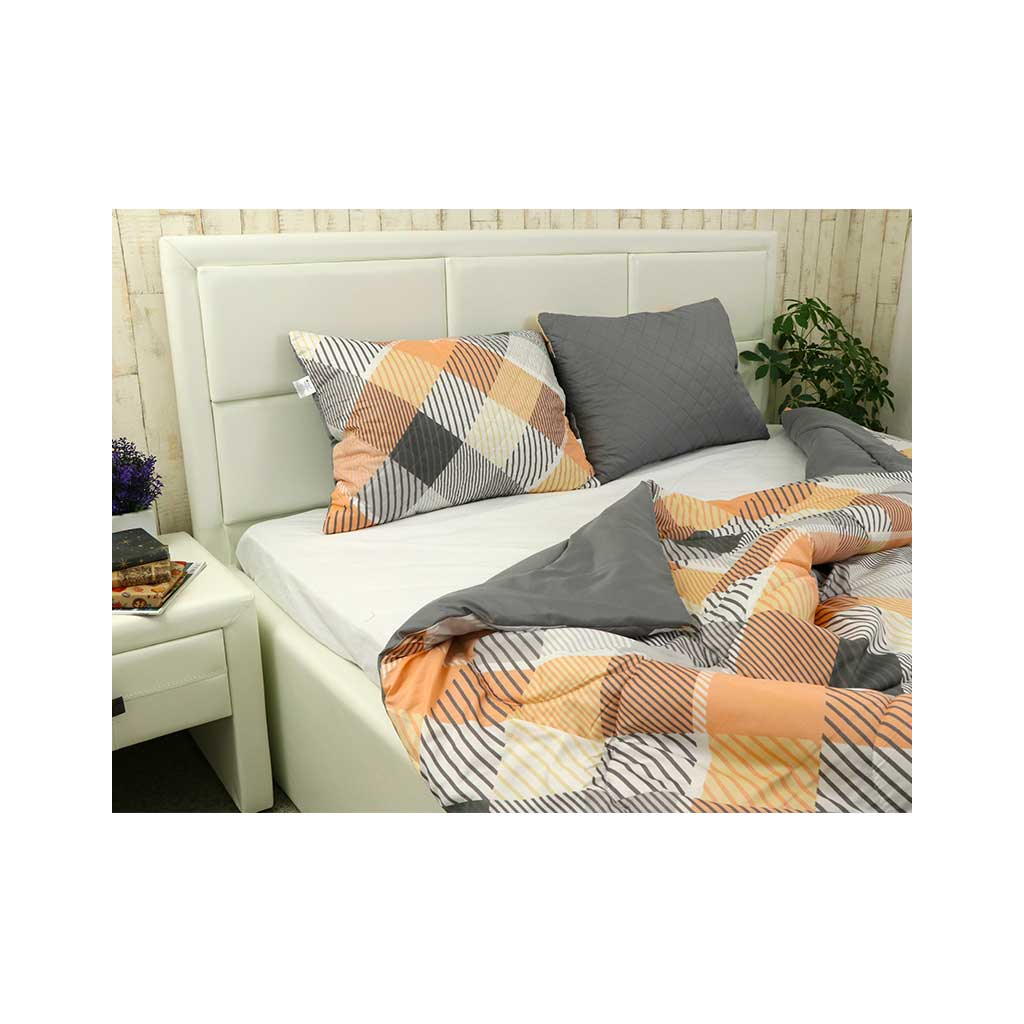 Подушка Руно силіконова Ромб стеганная в поліестері 50х70 см (310.53Ромби) - зображення 4