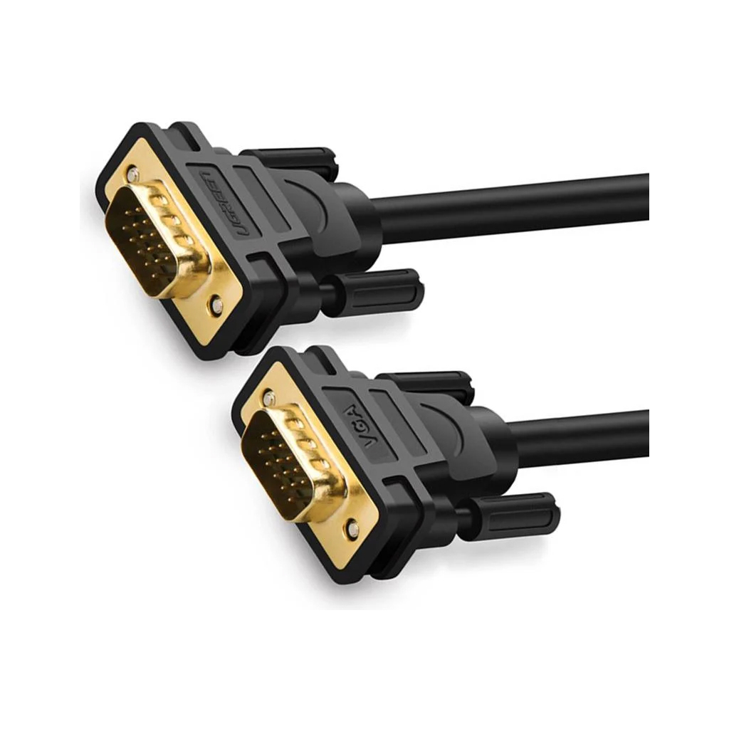 Кабель мультимедійний VGA M to VGA M 1.0m VG101 black UGREEN (11673) - зображення 1