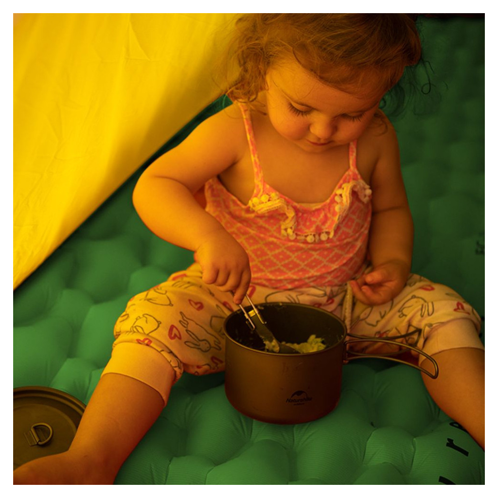 Туристичний килимок Naturehike надувний із подушкою FC-12 NH19Z003-P 65 мм зелений (6927595737750) - зображення 6