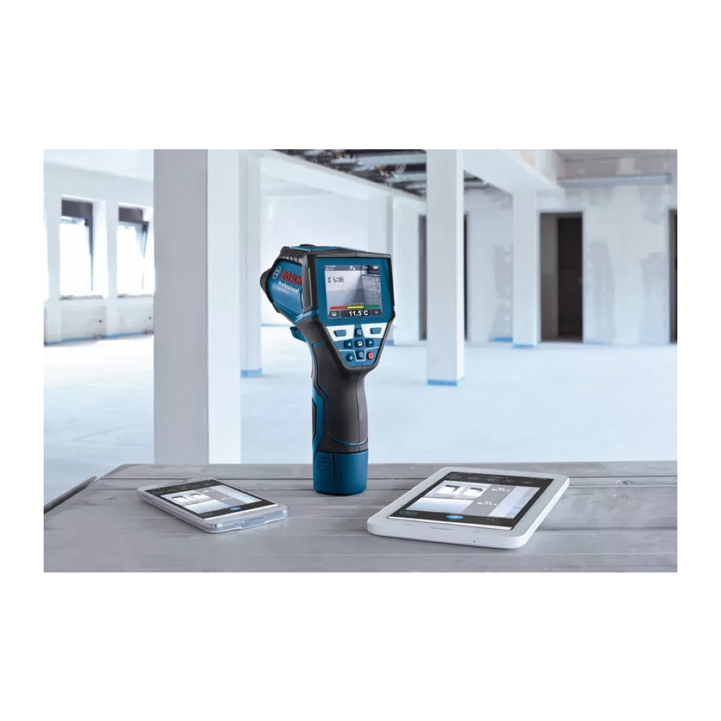 Пірометр Bosch Professional GIS 1000C, -40град. до +1000град., .0.2град., IP54, 0.54кг, кейс (0.601.083.301) - зображення 8