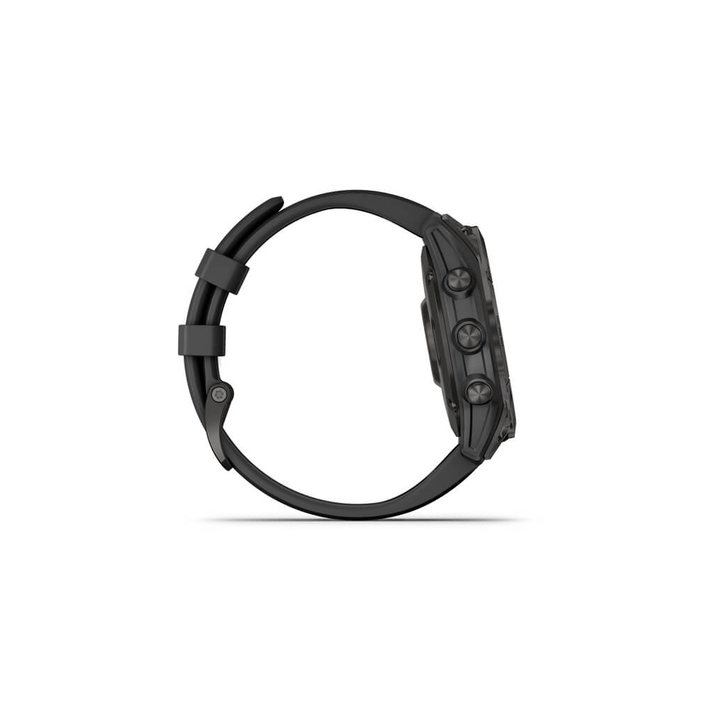Смарт-годинник Garmin fenix 7 Sapph Solar, Carbon Gray DLC Ti w/ Black Band, GPS (010-02540-21) - зображення 5