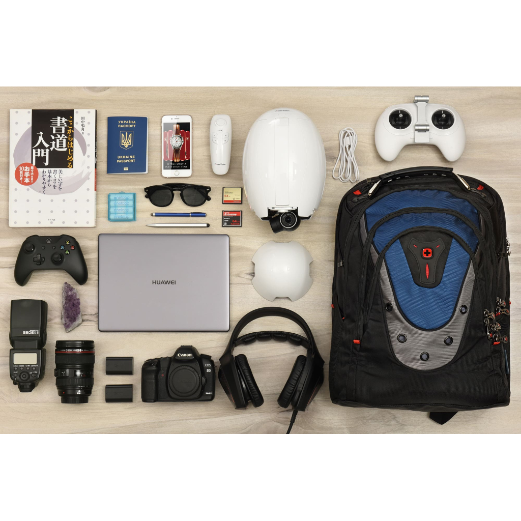 Рюкзак для ноутбука Wenger 17" Ibex Black/Blue (600638) - зображення 3