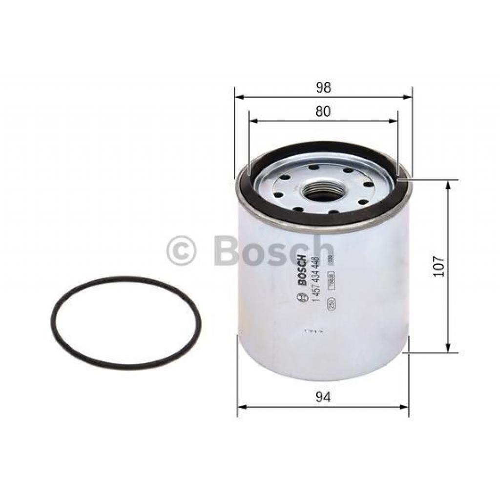 Фільтр паливний Bosch 1 457 434 448 - зображення 5
