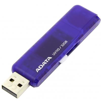 USB флеш накопичувач ADATA 32GB UV110 Blue USB 2.0 (AUV110-32G-RBL) - зображення 5