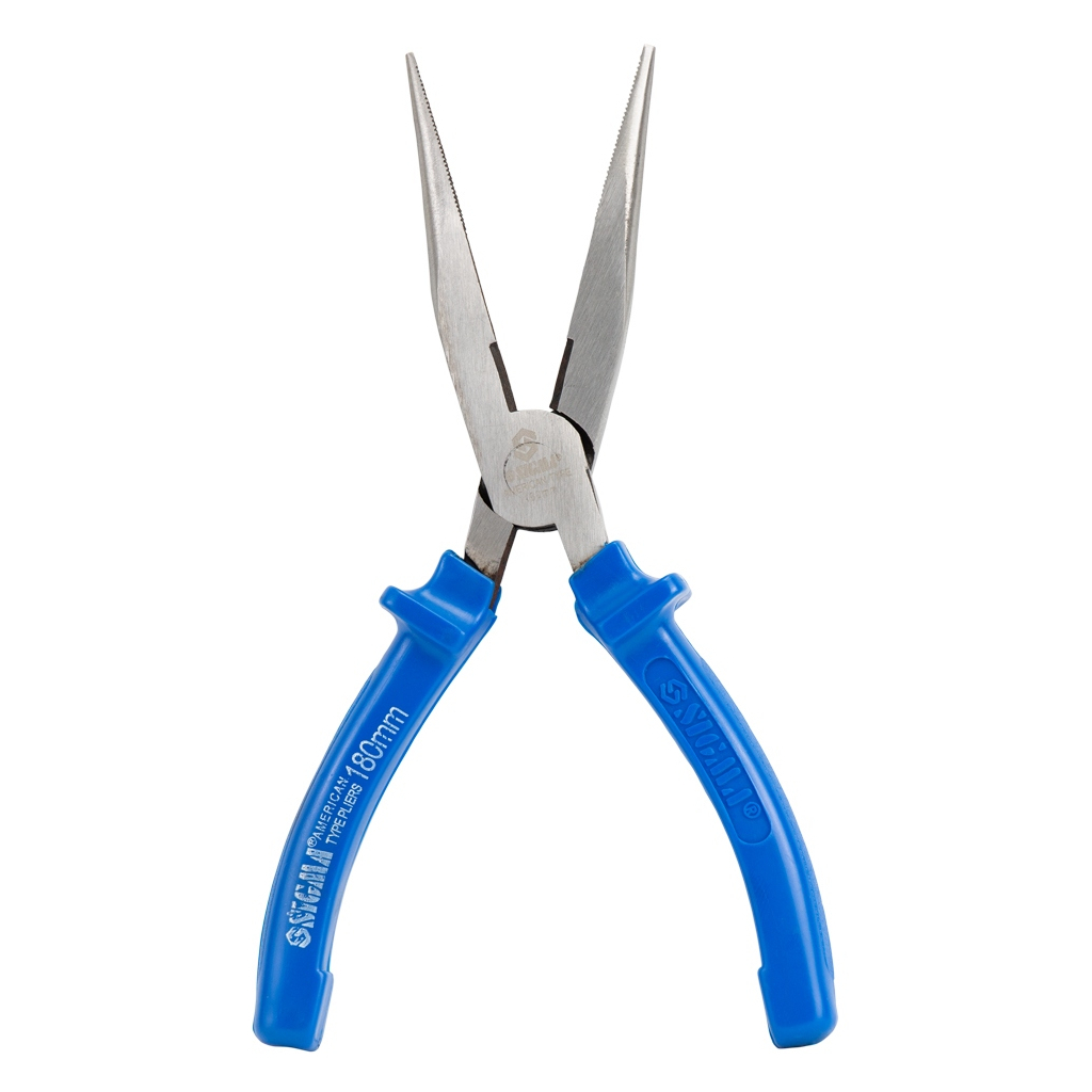 Плоскогубці Sigma довгогубці прямі 180мм сині (4357181) - изображение 3