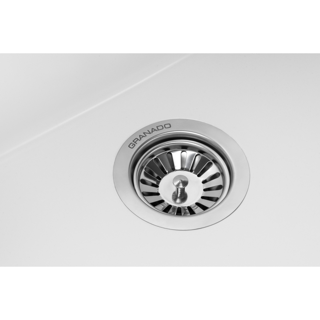 Мийка кухонна GRANADO Under top DOUBLE white (gr3405) - зображення 4
