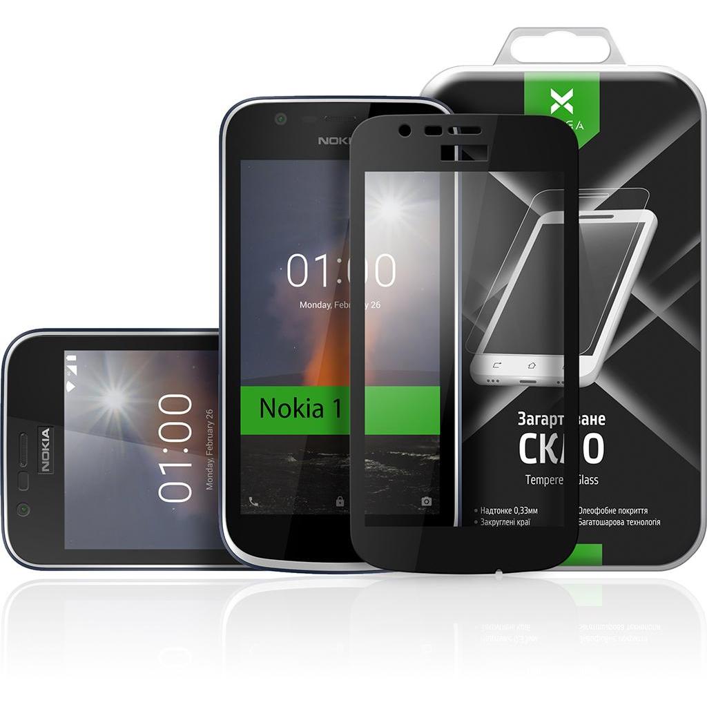 Скло захисне Vinga для Nokia 1 Black (VTPGS-N1B) - изображение 3