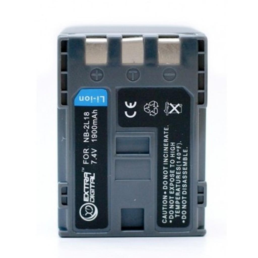 Акумулятор до фото/відео Extradigital Canon NB-2L18 (DV00DV1074) - зображення 1