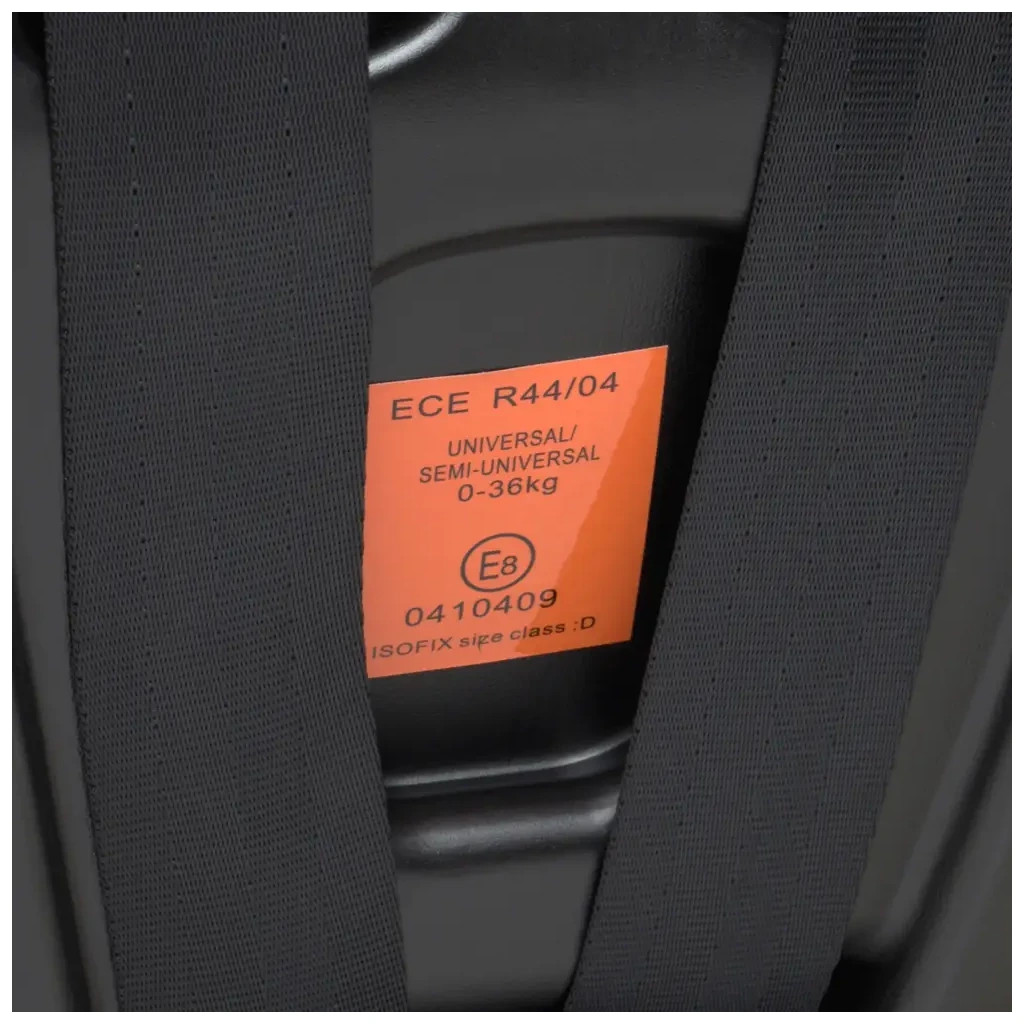 Автокрісло El Camino ME 1041 BRAVO ISOFIX 0-36 кг black - зображення 10