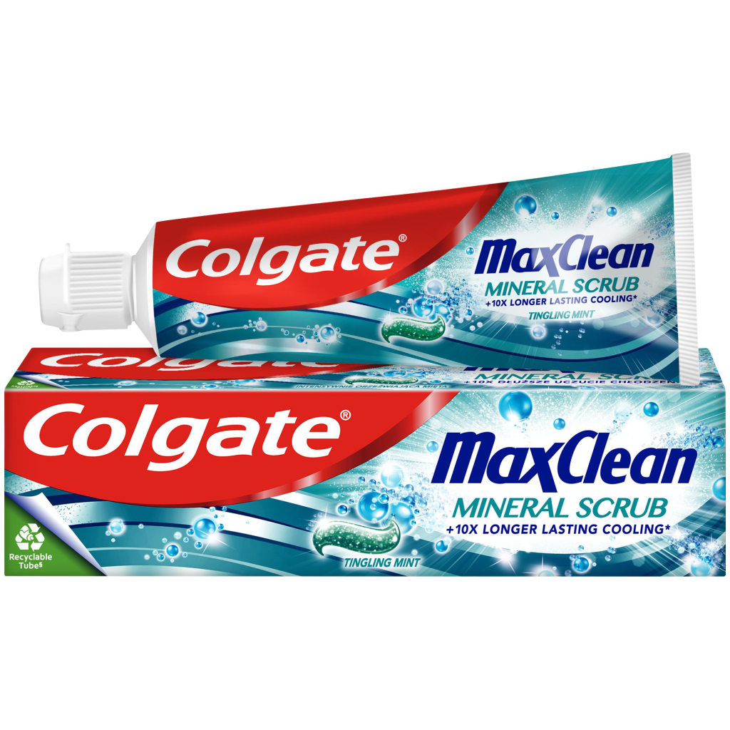 Зубна паста Colgate Max Clean Gentle Mineral Scrub Дбайливе очищення 75 мл (8718951327085) - зображення 1