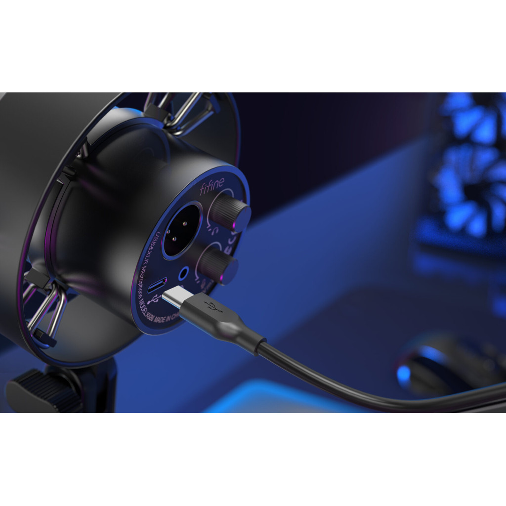 Мікрофон Fifine K688 USB Black (K688) - изображение 9
