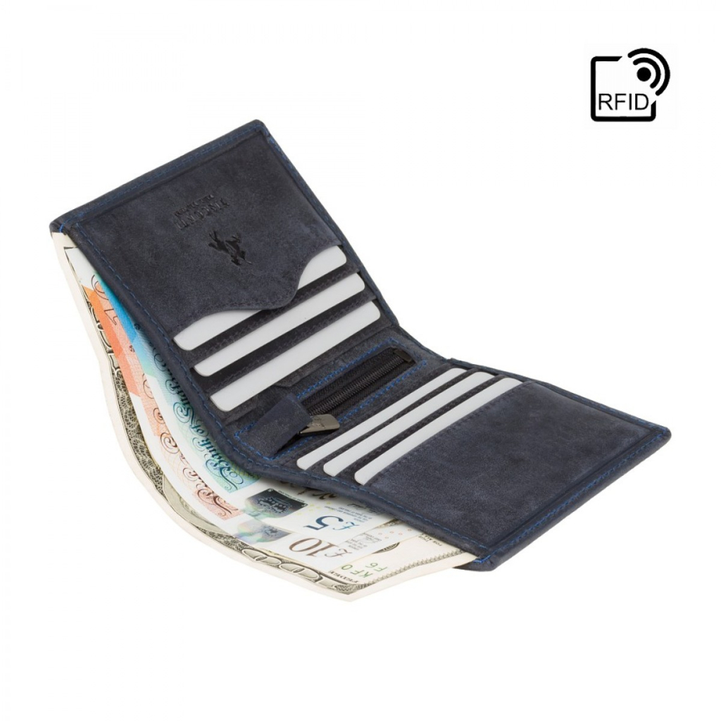 Гаманець Visconti 705 Arrow Oil Blue (705 OIL BLUE) - зображення 4