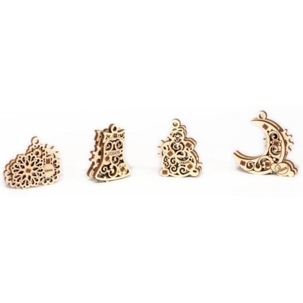 Збірна модель Ugears механічний Фіджет Різдвянчики (70042) - зображення 1