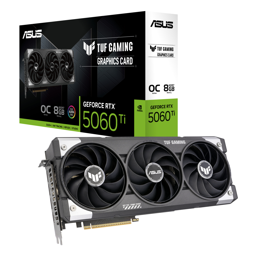 Відеокарта ASUS GeForce RTX5060Ti 8Gb TUF OC GAMING (TUF-RTX5060TI-O8G-GAMING) - зображення 10