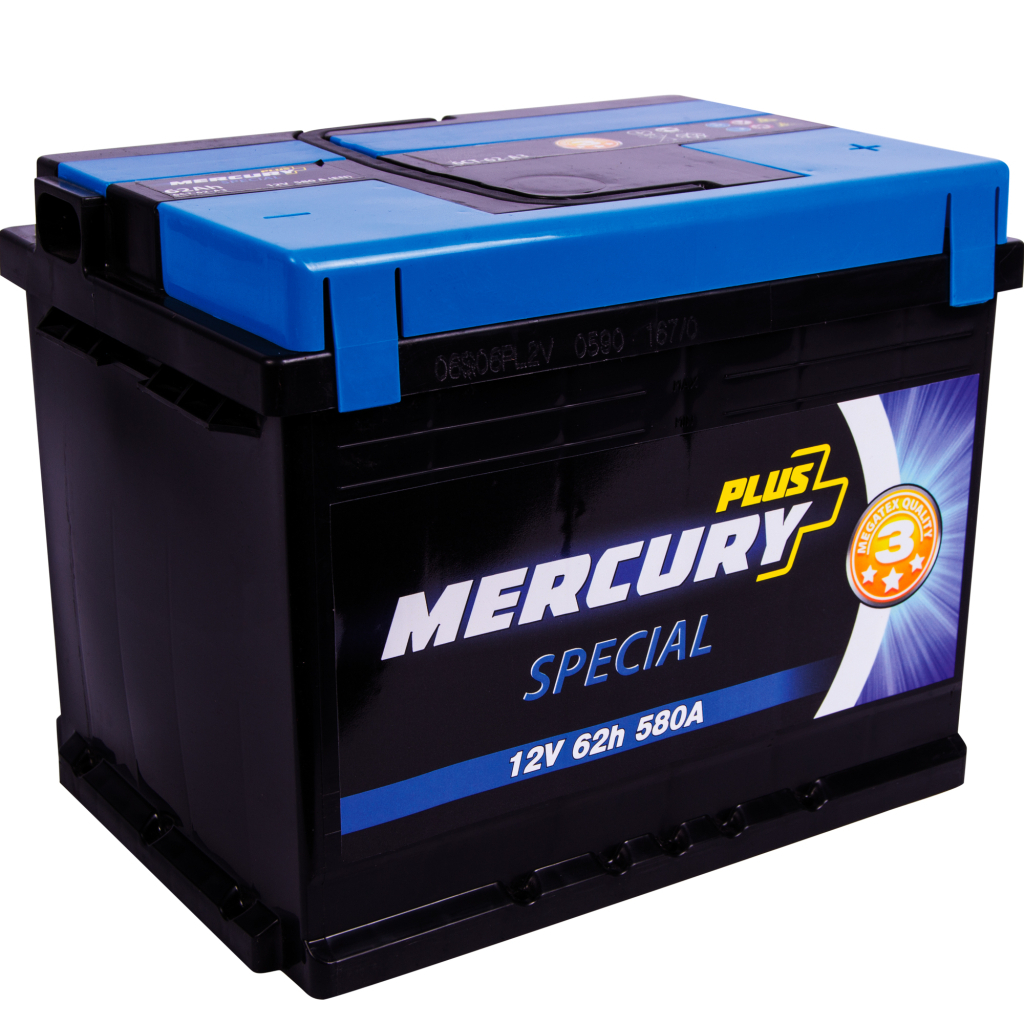 Акумулятор автомобільний MERCURY battery SPECIAL Plus 62Ah (P47298) - зображення 1