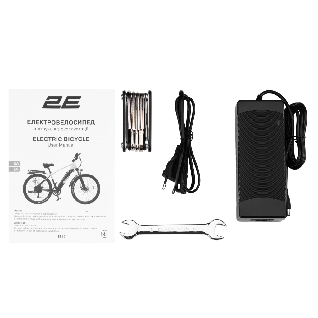 Електровелосипед 2E EB17 26", Жовто-чорний (EB17) - зображення 2