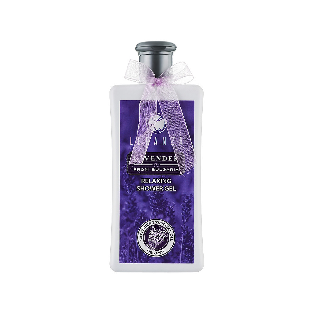 Гель для душу Leganza Lavender Relaxing Shower Gel 200 мл (3800010525602) - изображение 1