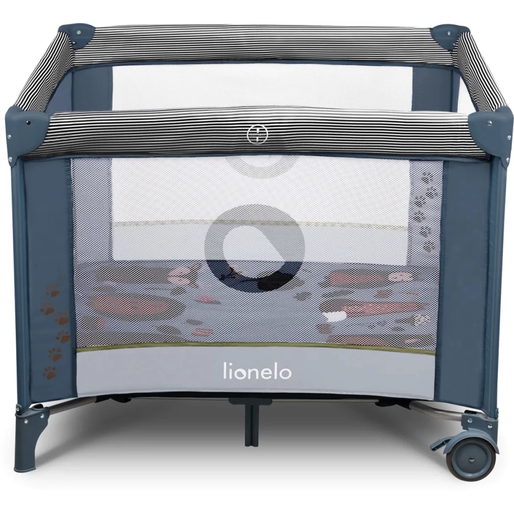 Дитячий манеж Lionelo Fie колір - blue navy (LO.FE02) - зображення 3