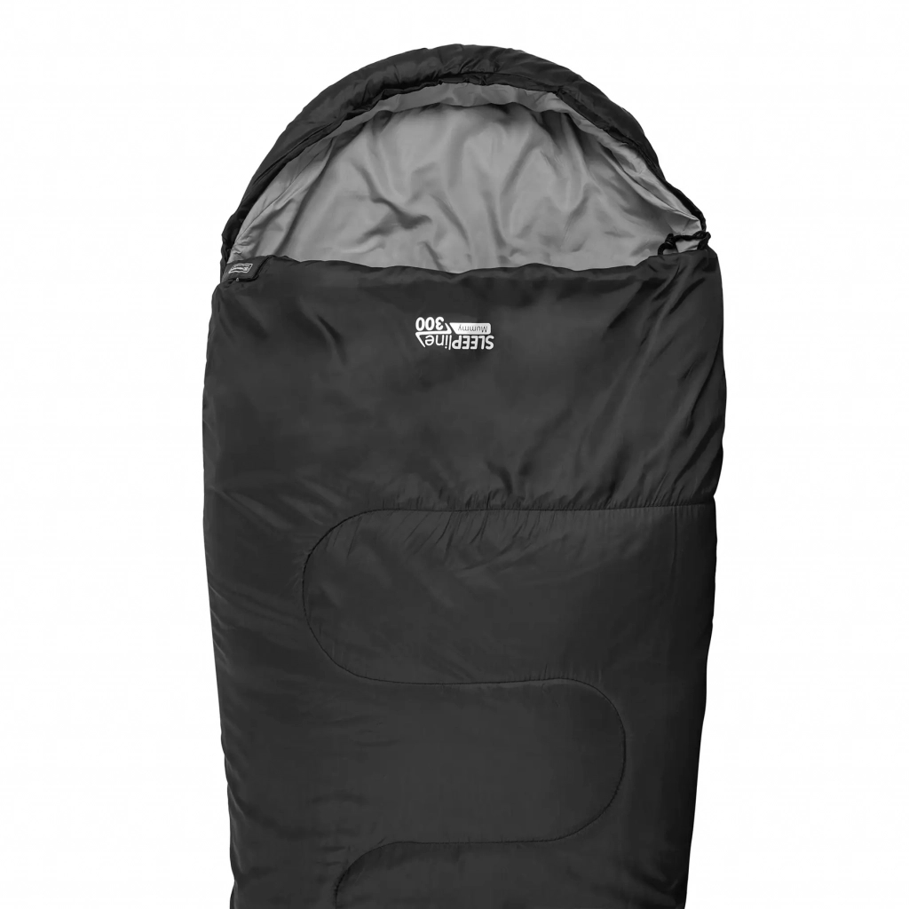 Спальний мішок Highlander Sleepline 300 Mummy +3C Black Right (924265) - зображення 3