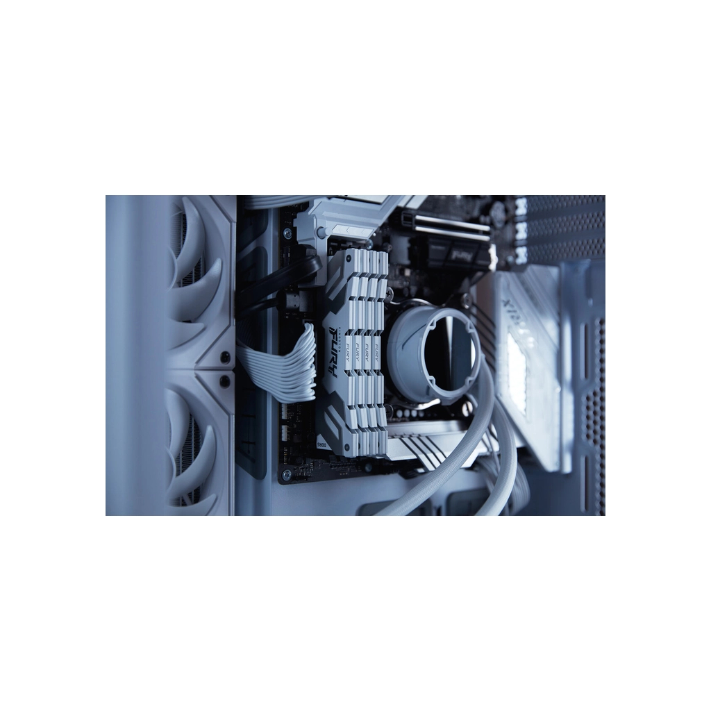 Модуль пам'яті для комп'ютера DDR5 32GB (2x16GB) 8000 MHz Renegade White Kingston Fury (ex.HyperX) (KF580C38RWK2-32) - picture 10