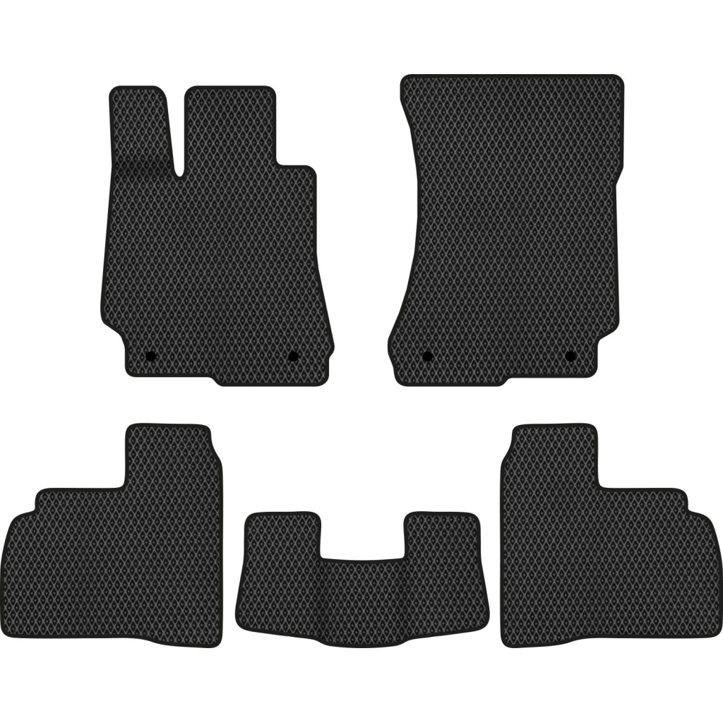 Килимок в салон EVAtech Mercedes-Benz S-Class (W221) 2005-2012 5 поко (MB21918C5MS4RBB) - зображення 1