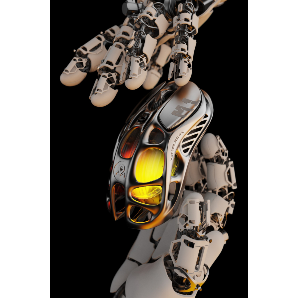 Мишка GravaStar Mercury M1 Pro magnesium alloy body BT/WL/USB-A RGB Gunmetal Gray (GRAVASTARM1PRO_GRY) - зображення 7