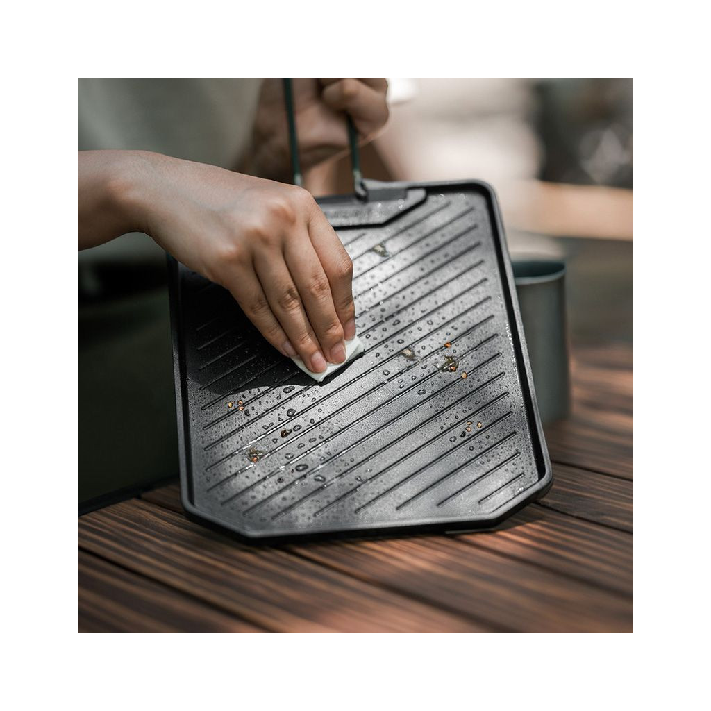 Сковорода туристична Naturehike -гриль зі складною ручкою CNK2300CJ016 алюміній (6976023925177) - зображення 9