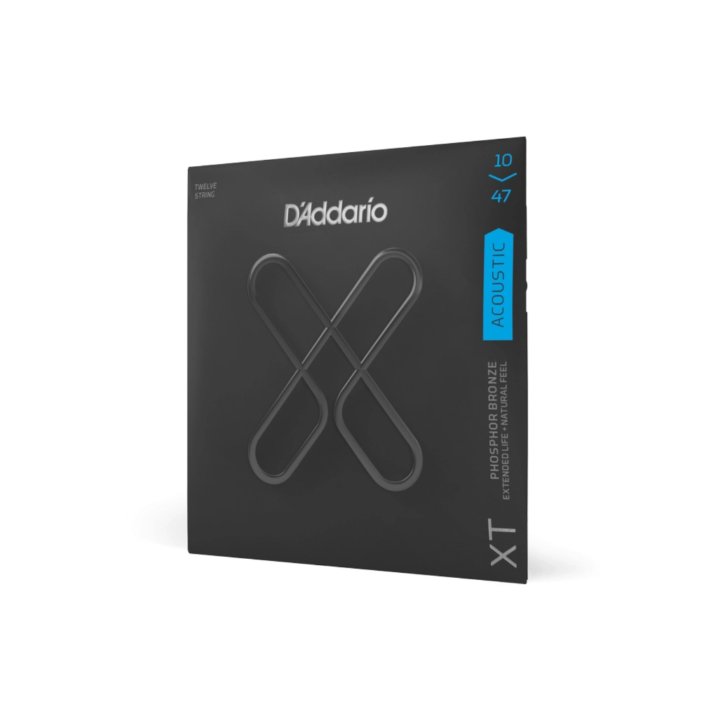 Струни для гітари D'Addario XT Phosphor Bronze Light 12-String (10-47) (XTAPB1047-12) - зображення 2