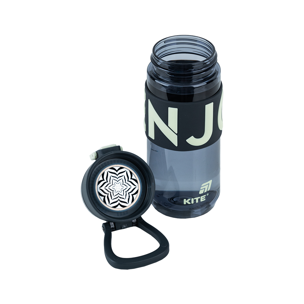 Пляшка для води Kite 550 мл сіра (K25-1232-1) - зображення 4