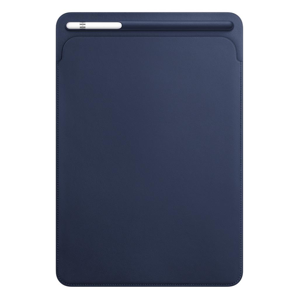 Чохол до планшета Apple Leather Sleeve for 10.5-inch iPad Pro - Midnight Blue (MPU22ZM/A) - зображення 2